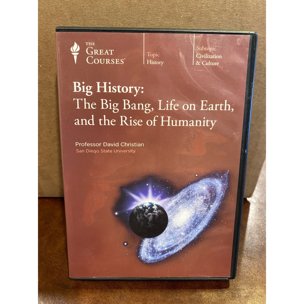 The Great Courses Big History Big Bang Life on Earth David Christian 8 DVD Set